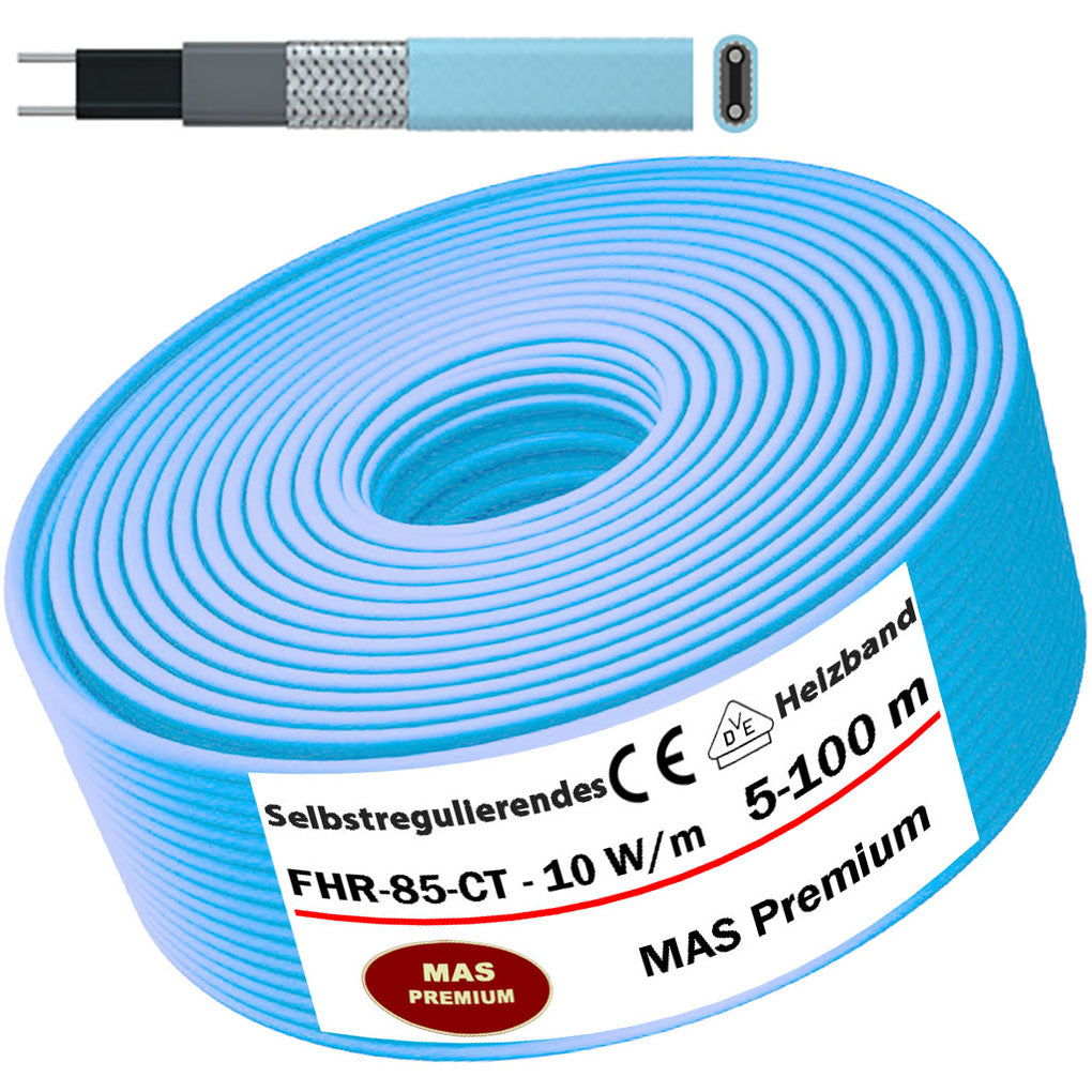 Selbstregulierendes Heizband HEAT Regular-85-CT-10 W/m  Blau