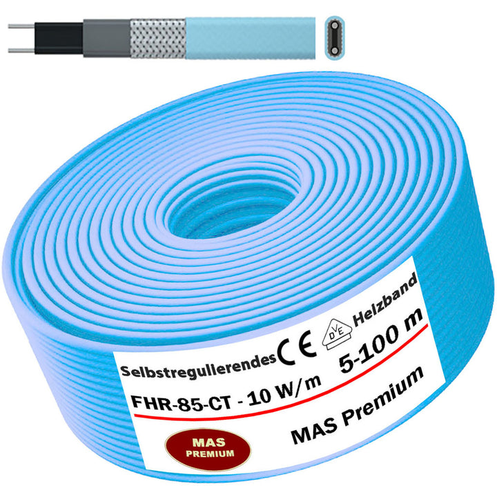Selbstregulierendes Heizband HEAT Regular-85-CT-10 W/m  Blau