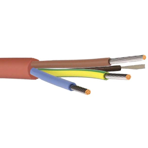 SIHF-J 3x 1 Silikonkabel Anschlussleitung Silikonleitung Saunakabel 5 bis 250m