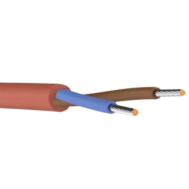 SIHF-O 2x 6 Silikonkabel Anschlussleitung Silikonleitung Saunakabel 5 bis 100m