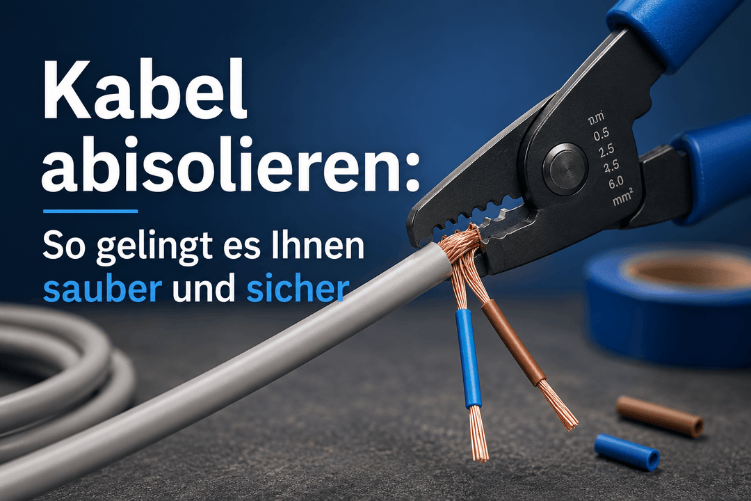 Kabel abisolieren: So gelingt es Ihnen sauber und sicher