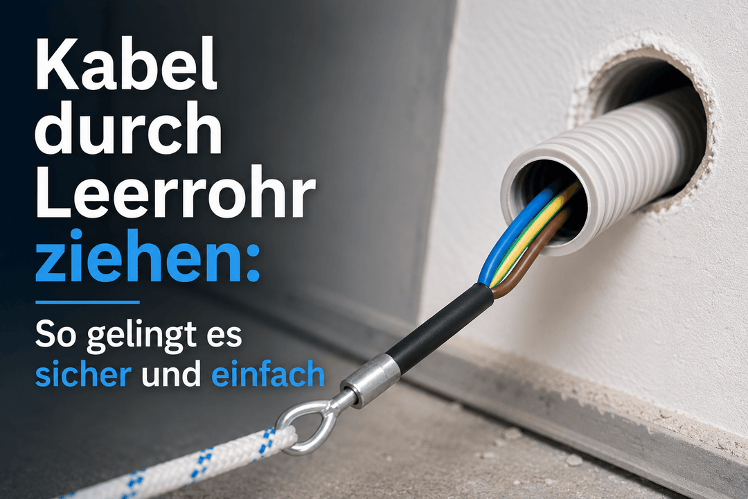 Kabel durch Leerrohr ziehen: So gelingt es sicher und einfach