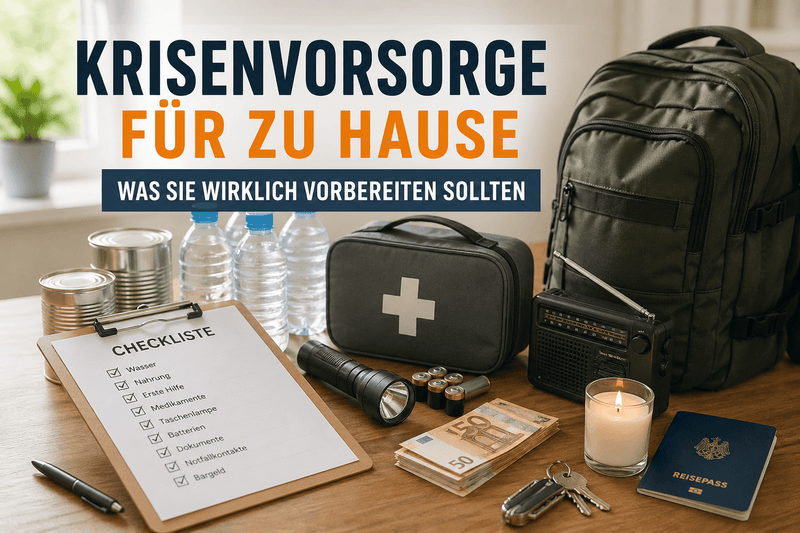 Krisenvorsorge für zu Hause : Was Sie wirklich vorbereiten sollten