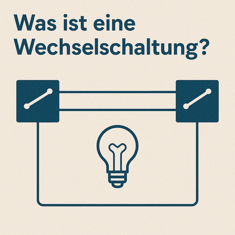 Wo eine Wechselschaltung Sinn macht - und wie sie funktioniert