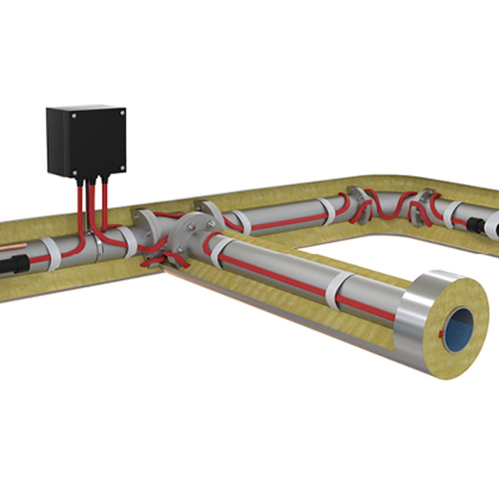 ELTHERM Heizkabel 15m - Selbstregulierend Für Rohre Bis 65°C