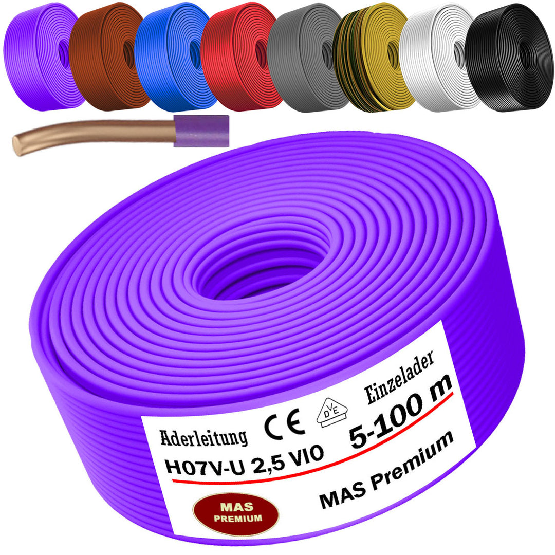 Solar Cables - H07 V-K Ring 1x10 mm², grün-gelb - H07 V-K Ring 1x10 mm², grün-gelb - Solar Solar Cables - H07 V-K Ring 1x10 mm², grün-gelb - H07 V-K Ring 1x10 mm², grün-gelb - Solar