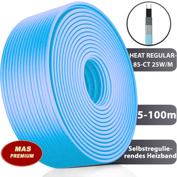 Selbstregulierendes Heizband HEAT Regular-85-CT-25 W/m Blau
