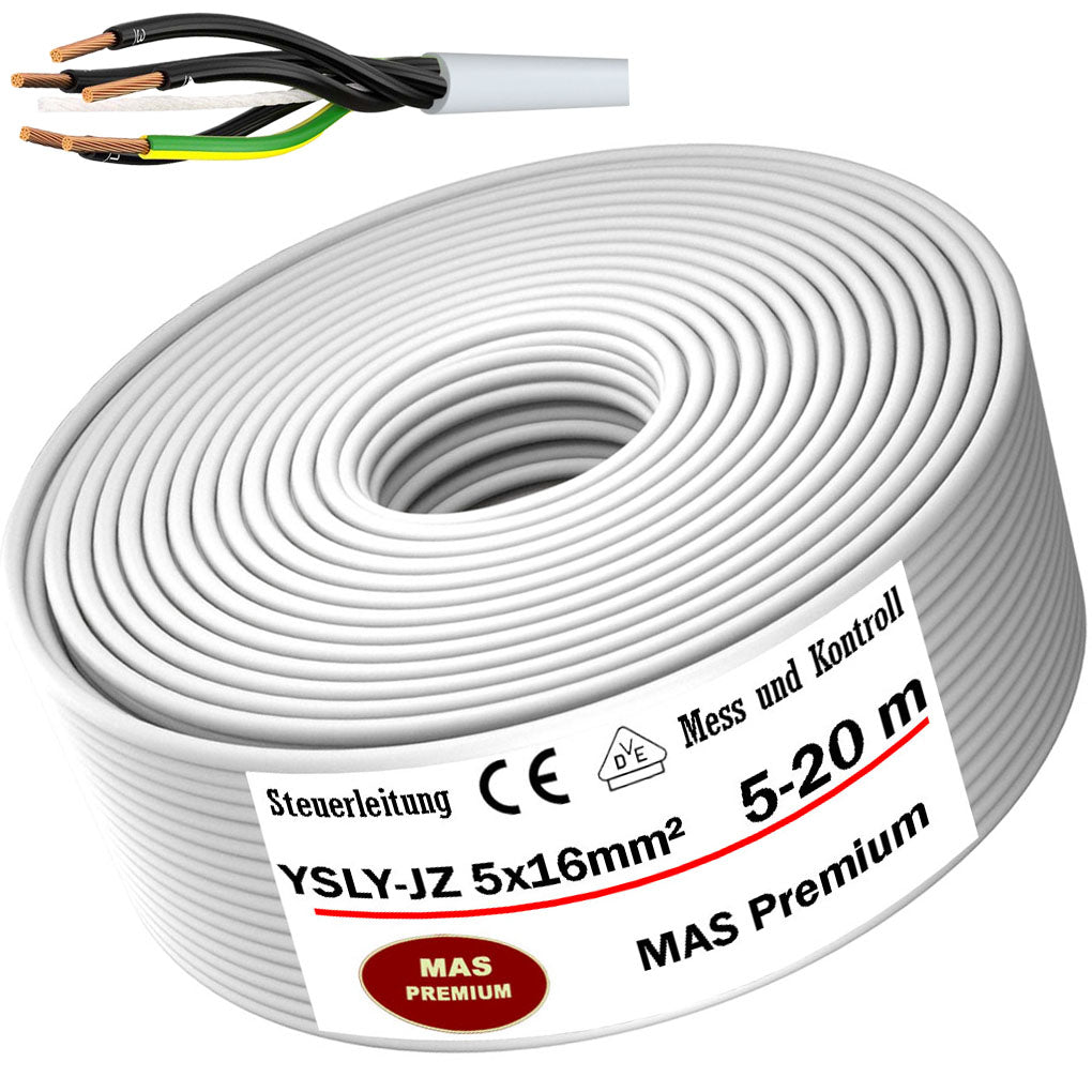 5-20m  YSLY-JZ 5x16 Flexibles Ladekabel für E-Auto Steuerkabel Werkzeugmaschinen Steuerleitung